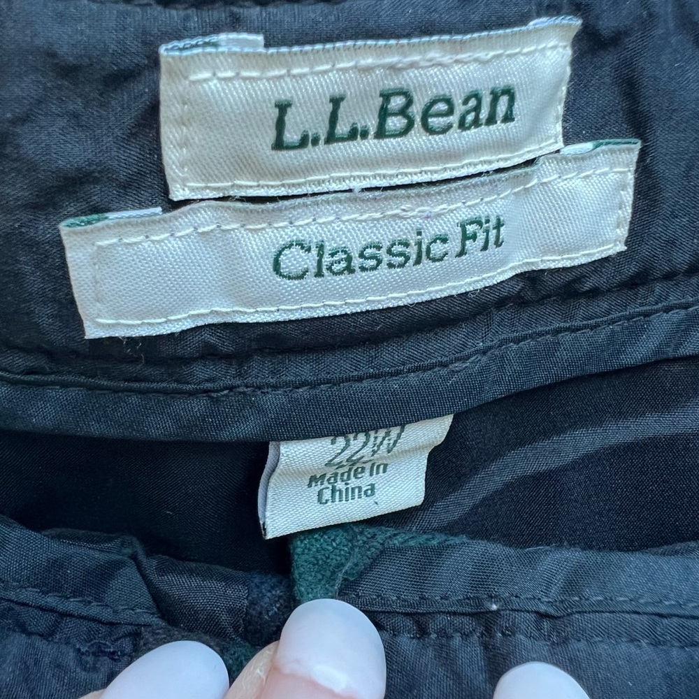 LL BEAN Tartan Black Watch Plaid Skirt Women’s 22W - Picture 5 of 12